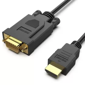 BENFEI HDMI–VGA egyirányú kábel 0,9 m fekete-6971785941311 1 kép
