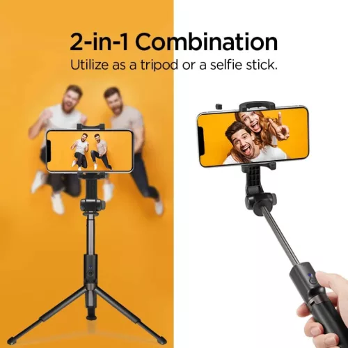 Spigen S540W Velo bluetooth selfiebot és tripod fekete-8809606426885 7 kép