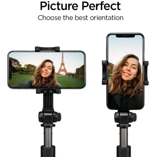 Spigen S540W Velo bluetooth selfiebot és tripod fekete-8809606426885 9 kép