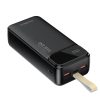 Choetech PD22.5W Kettős USB-A+Type-C Powerbank 30000mAh Fekete-6932112106858 2 kép