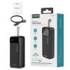 Choetech PD22.5W Kettős USB-A+Type-C Powerbank 30000mAh Fekete-6932112106858 3 kép