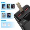 Choetech PD22.5W Kettős USB-A+Type-C Powerbank 30000mAh Fekete-6932112106858 4 kép