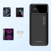 Choetech PD22.5W Kettős USB-A+Type-C Powerbank 30000mAh Fekete-6932112106858 8 kép