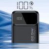 Choetech PD22.5W Kettős USB-A+Type-C Powerbank 30000mAh Fekete-6932112106858 10 kép