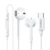 Choetech USB-C In-Ear Fülhallgató 1.2m - Fehér