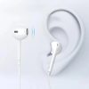 Choetech USB-C In-Ear Fülhallgató 1.2m - Fehér-6932112106636 8 kép