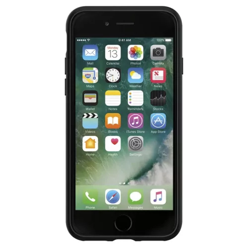 iPhone 7/8/SE 2020 / SE 2022 Spigen Liquid Armor tok fekete színben (-8809466646270 3 kép