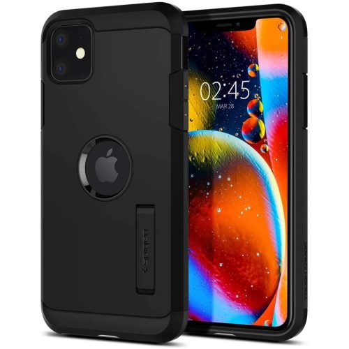 iPhone 11 tok Spigen Tough Armor kihajtható támasszal fekete-8809671010354 1 kép
