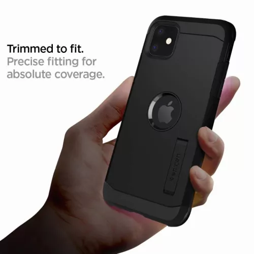 iPhone 11 tok Spigen Tough Armor kihajtható támasszal fekete-8809671010354 4 kép