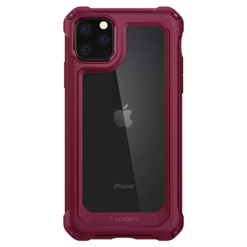 Spigen Gauntlet tok iPhone 11 Pro Iron piros színben-8809671016660 2 kép