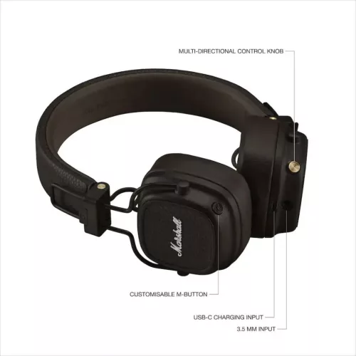 Marshall Major V Bluetooth vezeték nélküli fülre illeszkedő fejha-7340055401128 5 kép