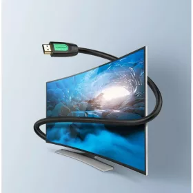 Ugreen HDMI kábel 1.4 4K 60Hz 30AWG 2m fekete (10129)-6957303811298 2 kép