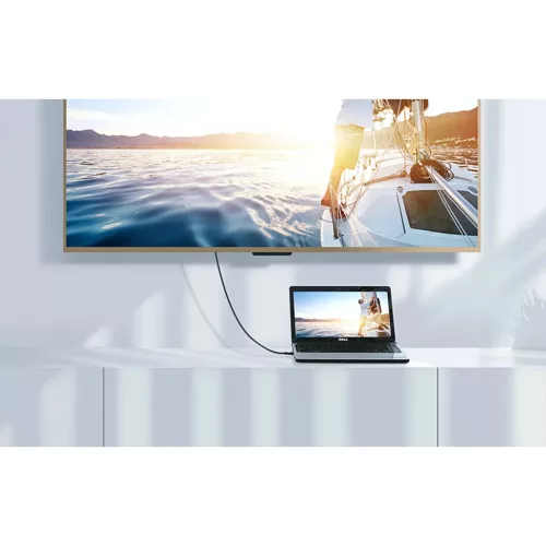 UGREEN HD101 HDMI 2.0 kábel, 4K, 60Hz, 0,75m (fekete-sárga)-6957303811519 6 kép