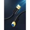UGREEN US210 USB 3.0 A-B nyomtatókábel, 2m (fekete)-6957303813728 2 kép