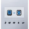 UGREEN US210 USB 3.0 A-B nyomtatókábel, 2m (fekete)-6957303813728 3 kép