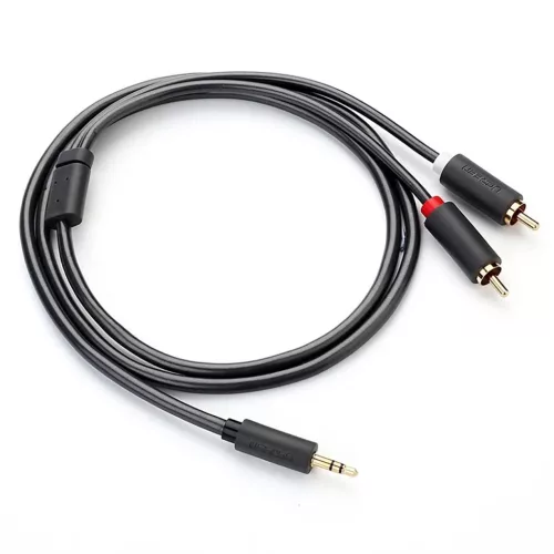 Ugreen AV102 10510 kábel 3.5 mm mini jack (apa) / 2RCA (apa) 2m - sz�-6957303815104 4 kép