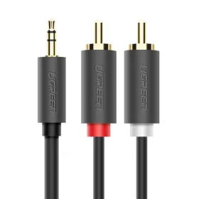 Ugreen AV102 10511 kábel 3.5 mm mini jack (male) / 2RCA (male) 1.5m --6957303815111 2 kép