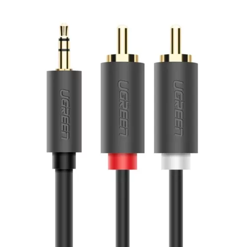 Ugreen AV102 10511 kábel 3.5 mm mini jack (male) / 2RCA (male) 1.5m --6957303815111 2 kép