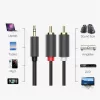 Ugreen AV102 10511 kábel 3.5 mm mini jack (male) / 2RCA (male) 1.5m --6957303815111 6 kép