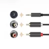 Ugreen AV102 10512 kábel 3.5 mm mini jack (hím) / 2RCA (hím) 3m - s-6957303815128 6 kép