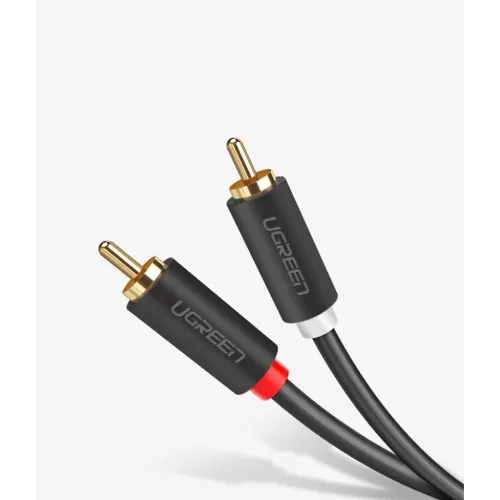 Ugreen stereo 2RCA audio/video cinch kábel 2m szürke (10518)-6957303815180 1 kép
