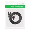 Ugreen AV104 10519 audio kábel 2RCA (apa) / 2RCA (apa) 3m - szürke-6957303815197 10 kép
