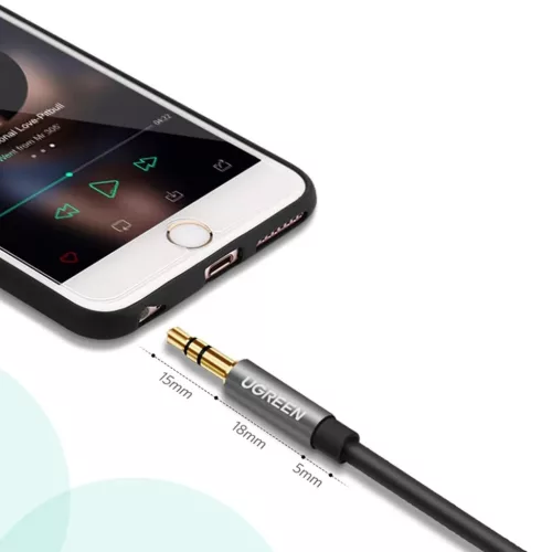 Ugreen AV118 10538 kábel 3.5 mm mini jack (férfi) / 3.5 mm mini jack-6957303815388 4 kép