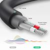 Ugreen audio adapter jack 3.5mm apa - 2xRCA anya kábel 0,25m szürke -6957303815470 8 kép