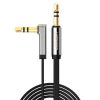 UGREEN Szögletes mini jack kábel 3,5 mm AUX lapos, 1 m (fekete)-6957303807154 4 kép