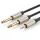 Ugreen kábel audio kábel mini jack 3.5 mm - 2 x jack 6.35 mm 1m szü-6957303816132 1 kép