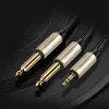 Ugreen kábel audio kábel mini jack 3.5 mm - 2 x jack 6.35 mm 1m szü-6957303816132 2 kép