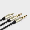 Ugreen kábel audio kábel mini jack 3.5 mm - 2 x jack 6.35 mm 1m szü-6957303816132 6 kép
