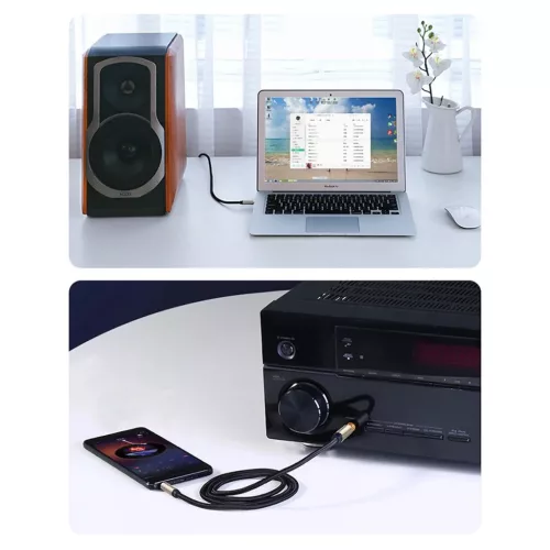 Ugreen AV127 10625 audio TRS kábel mini jack 3.5mm / jack 6.35mm 1m --6957303816255 6 kép