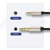 Ugreen AV127 10625 audio TRS kábel mini jack 3.5mm / jack 6.35mm 1m --6957303816255 8 kép