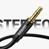 Ugreen audio kábel AUX egyenes minijack 3,5 mm 2m kék (AV112)-6957303816873 9 kép