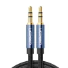 Ugreen audio kábel AUX egyenes minijack 3.5 mm 5 m kék (AV112)