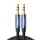 Ugreen audio kábel AUX egyenes minijack 3.5 mm 5 m kék (AV112)