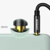 Ugreen audio kábel AUX egyenes minijack 3.5 mm 5 m kék (AV112)-6957303816897 6 kép