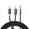 Ugreen AV116 10749 audio mini jack kábel 3.5 mm (apa) / 2RCA (apa) 1m-6957303801237 3 kép