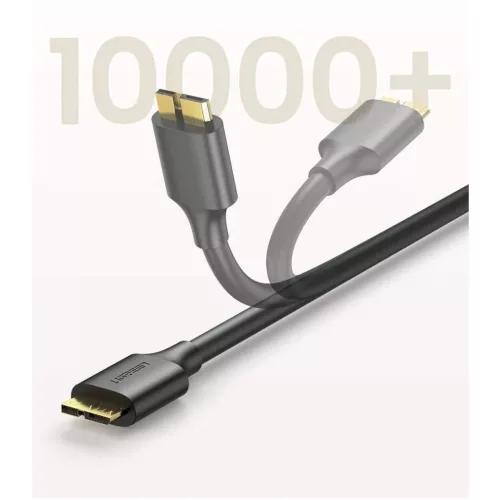 UGREEN USB 3.0 - micro USB 3.0 kábel, 0,5 m (fekete)-6957303801275 3 kép