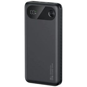 USAMS PB80 Power Bank PD20W 10000mAh fekete