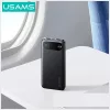 USAMS PB80 Power Bank PD20W 10000mAh fehér-6958444994994 2 kép