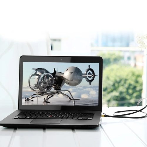 Ugreen Ethernet patchcord kábel RJ45 Cat 7 STP LAN 10Gbps 2m fekete (-6957303882694 7 kép