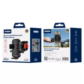 Biciklis / Motoros tartó Jellico PH31 fekete-6974929205102 2 kép