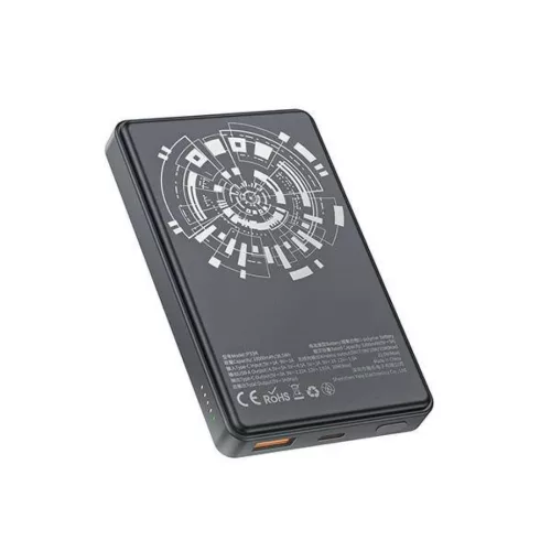 AWEI PowerBank MagSafe P33K 10000mAh 22,5W fekete,-6954284008792 2 kép