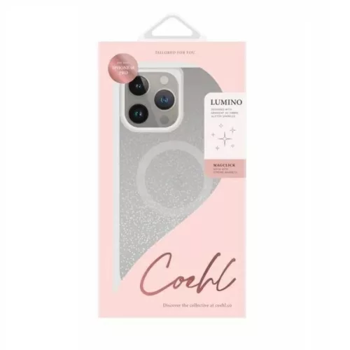 iPhone 16 Pro UNIQ Coehl Lumino Magnetic Charging Sparkling ezüst tok-8886463690482 4 kép