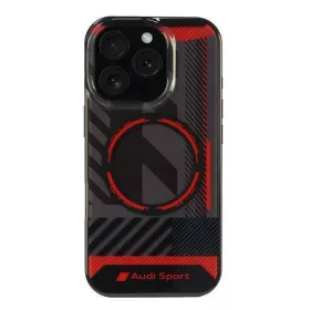    IPHONE 16 PRO fekete Audi IML Sport MagSafe eredeti tok (AUS-IMLMIP16P-RSQ/D2-BK)