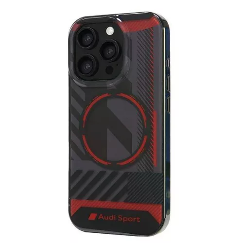  IPHONE 16 PRO fekete Audi IML Sport MagSafe eredeti tok (AUS-IMLMIP16-6955250227858 3 kép