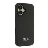  iPhone 16 Fekete Audi Szilikon Eredeti tok (AU-LSRIP16-Q3/D1-BK)-6955250227964 2 kép