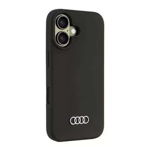  iPhone 16 Fekete Audi Szilikon Eredeti tok (AU-LSRIP16-Q3/D1-BK)-6955250227964 2 kép